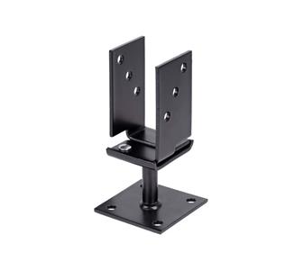 249946 gah Alberts Pfostenträger 71-131 70 mm schwarz.jpg